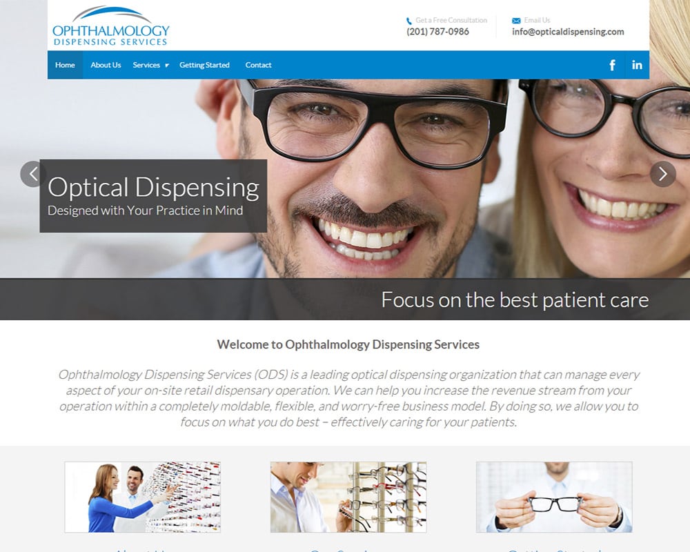 Ophthalmology Dispensing Services - Vinci Digital Marketing