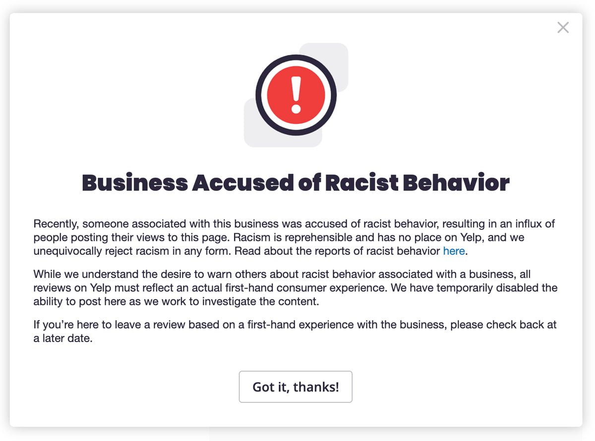 Yelps New Anti-Racism Policy, how does it work?